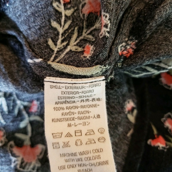 Free People Black Floral Dress Sleeveless - Picture 7 of 8